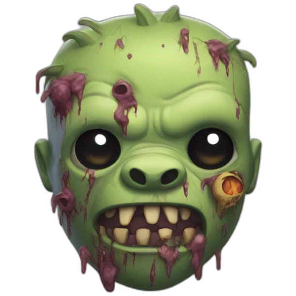 Pooh zombie emoji