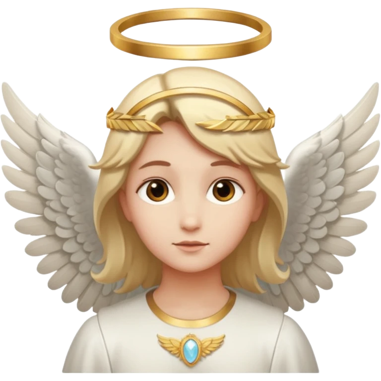 Person as an angel emoji