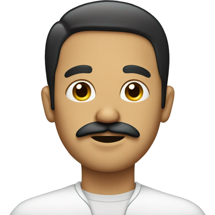 germán man with small mustache in the middle  emoji