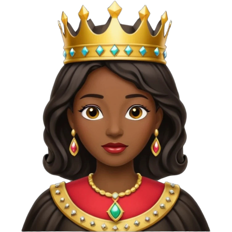 Black queen emoji