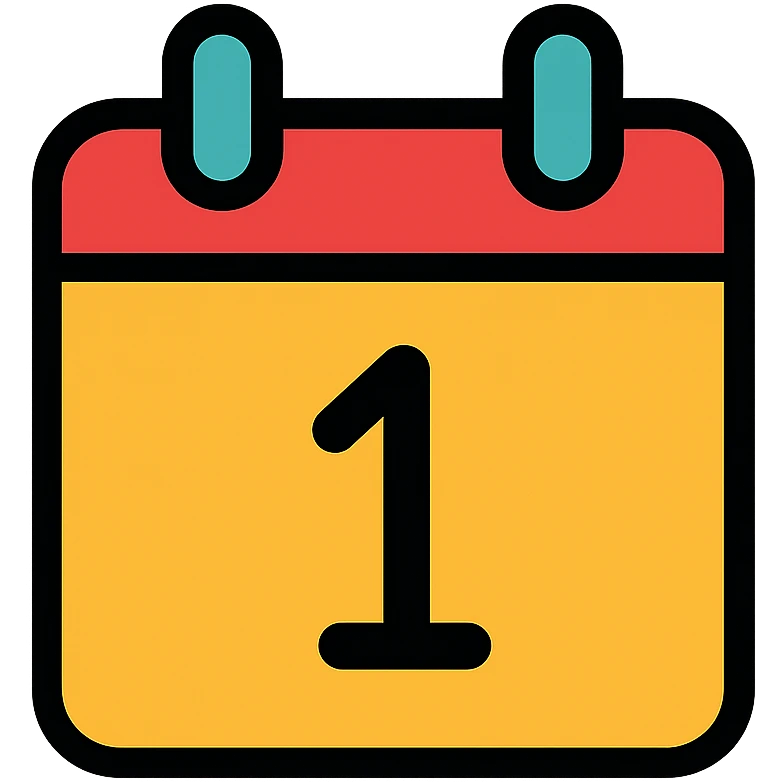 A calendar icon emoji