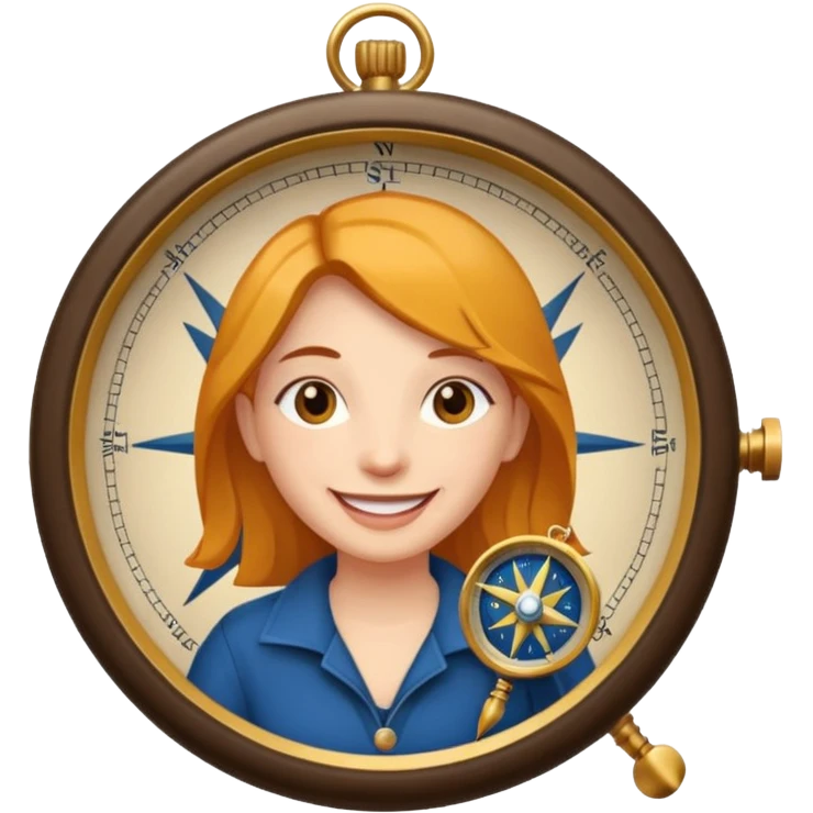 Magalhães with compas emoji