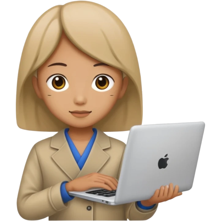 A japanese DEVELOPER WITH A LAPTOP emoji