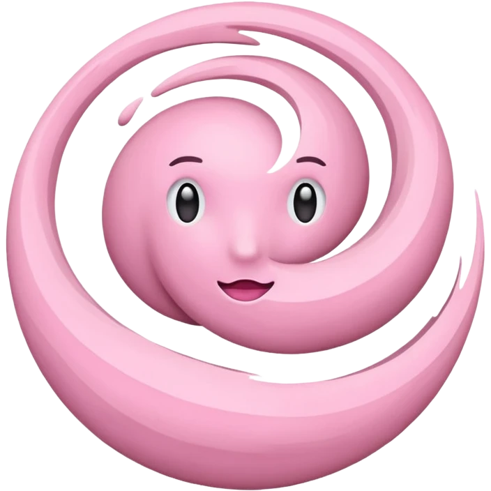 pink earth emoji
