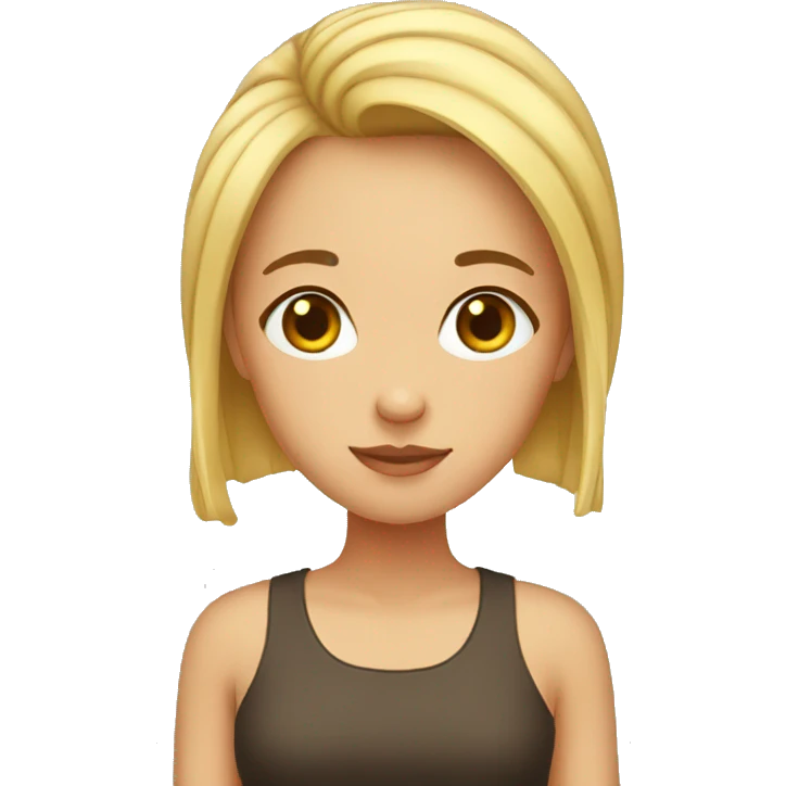Big forehead emoji girl emoji