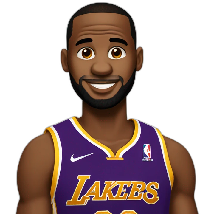Chat sur lebron james emoji