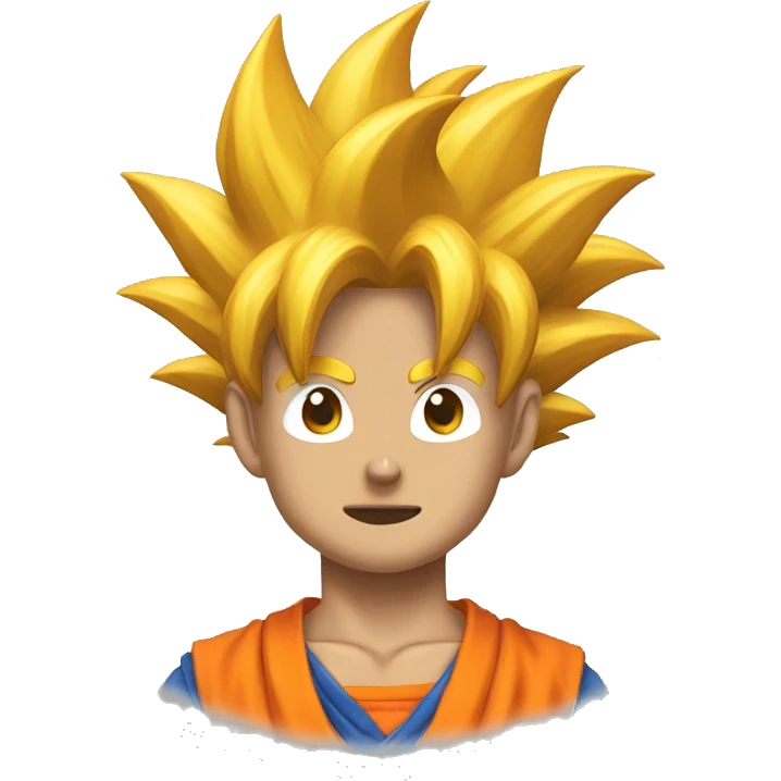 Goku peace emoji emoji