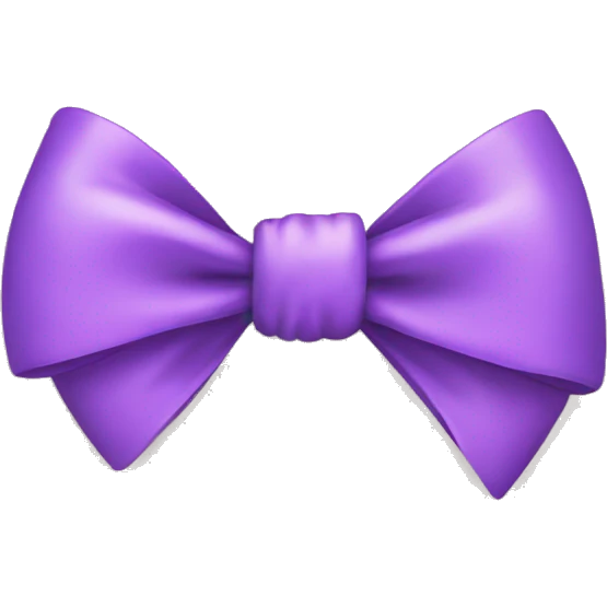 Cute bow emoji