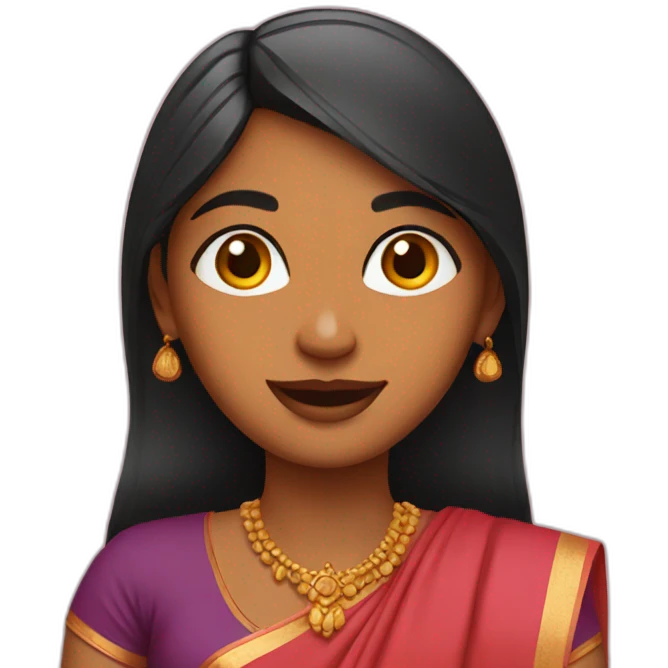 Indian girl from Goa emoji