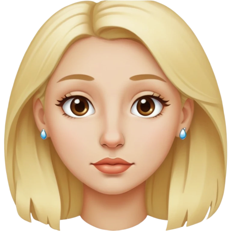 Parda loira com piercing no nariz  emoji