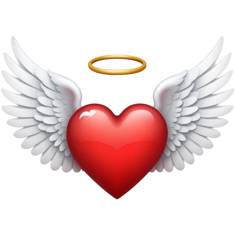 heart with angel wings emoji