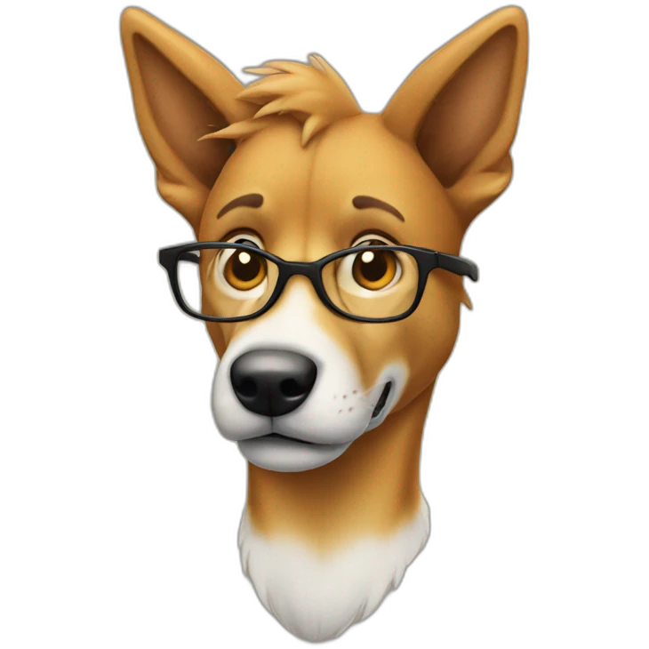 nerd dingo emoji