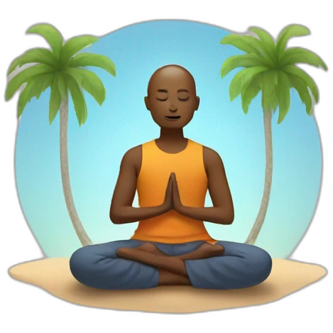 meditation emoji
