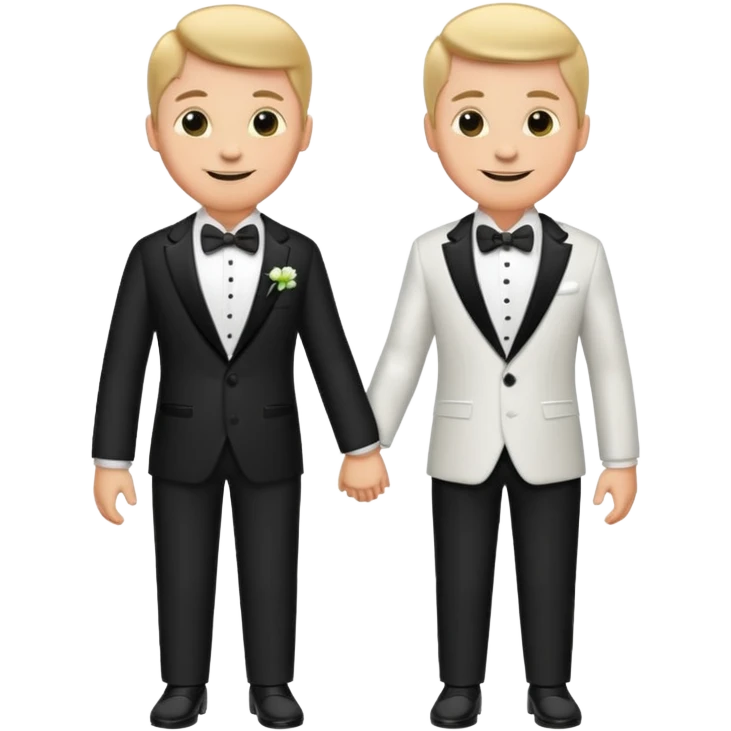 Gay wedding emoji