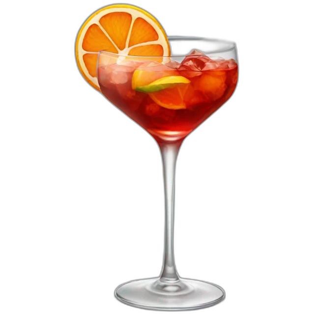negroni drink emoji