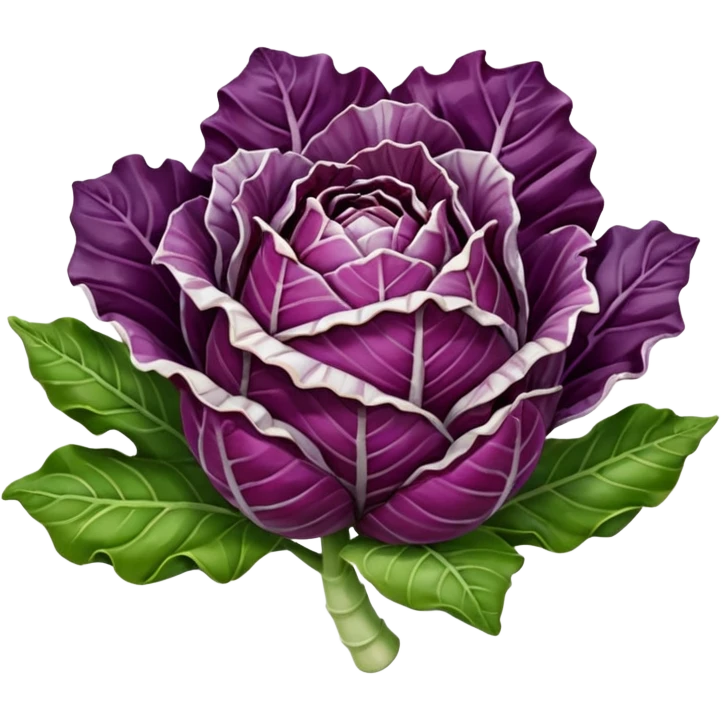 beautiful radichio only purple  emoji