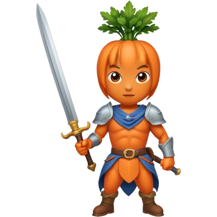 carrot warrior emoji