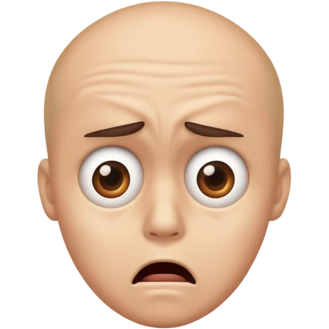 a human stressed, having a tic in their eyes just freaking out emoji