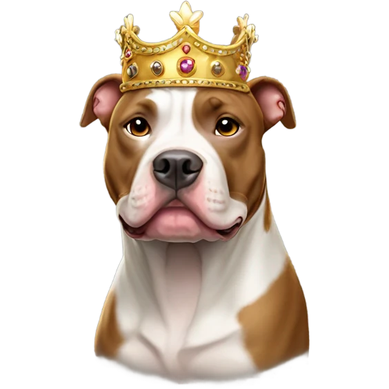 Queen pitbull  emoji