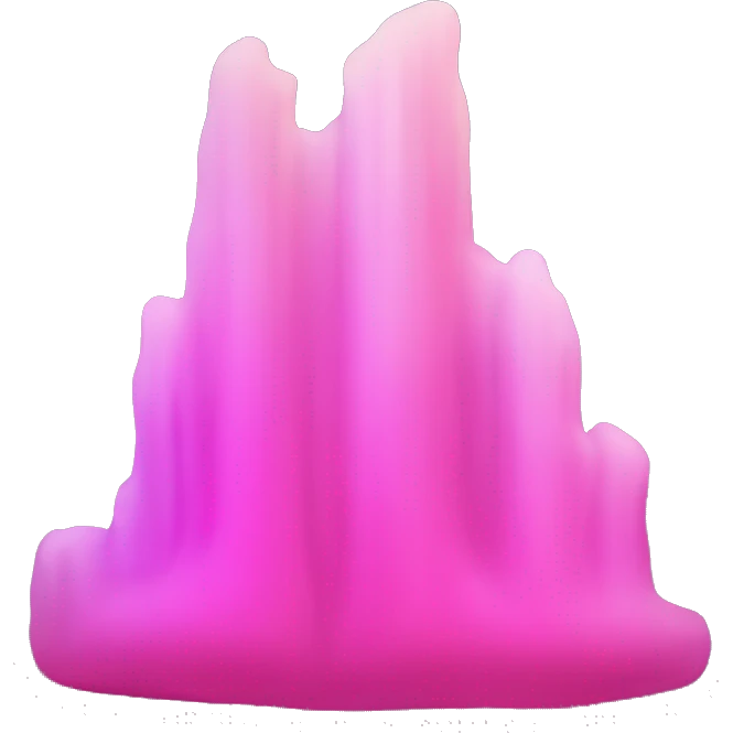Pink Northern Lights emoji