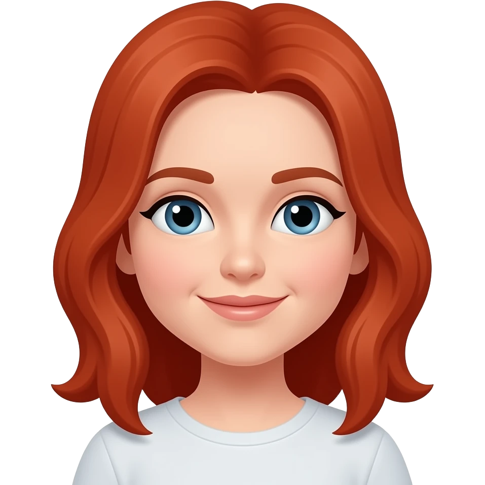 Red head emoji