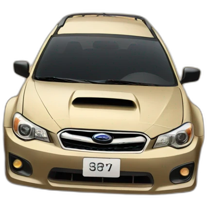Subaru-in-the-dirt emoji