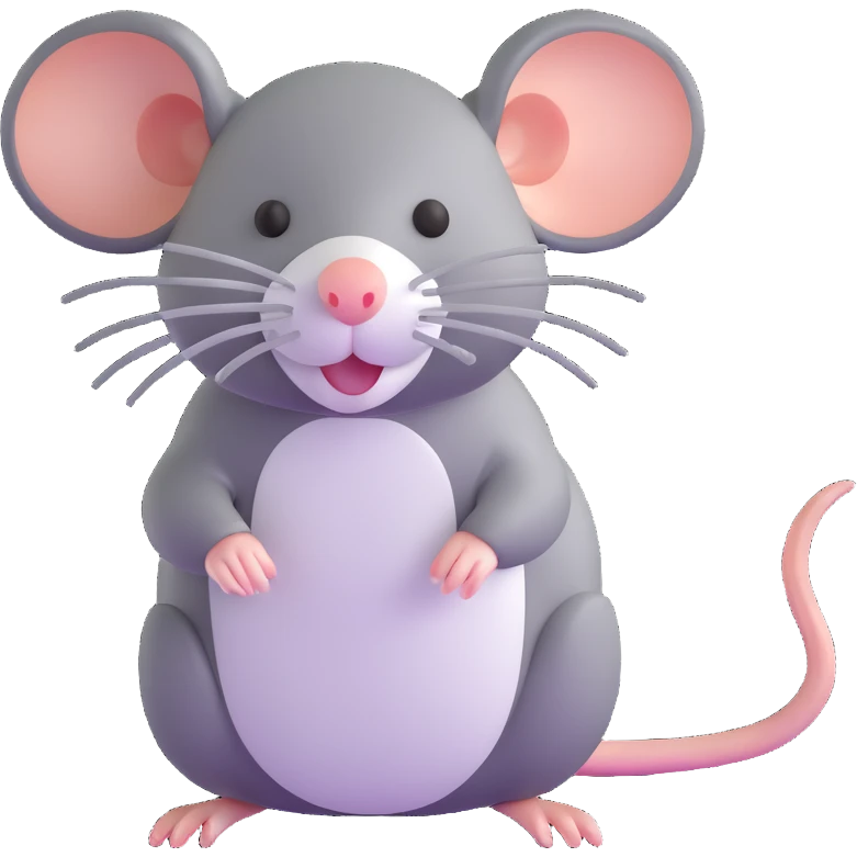 cute rat emoji
