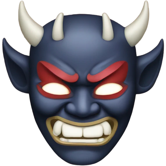 oni japanese mask emoji