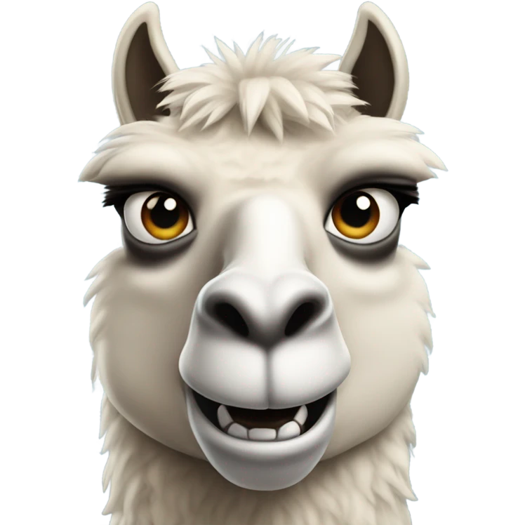 Angry lama  emoji