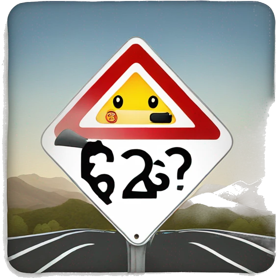 interstate sign emoji