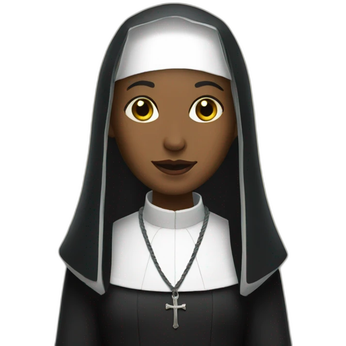The nun emoji