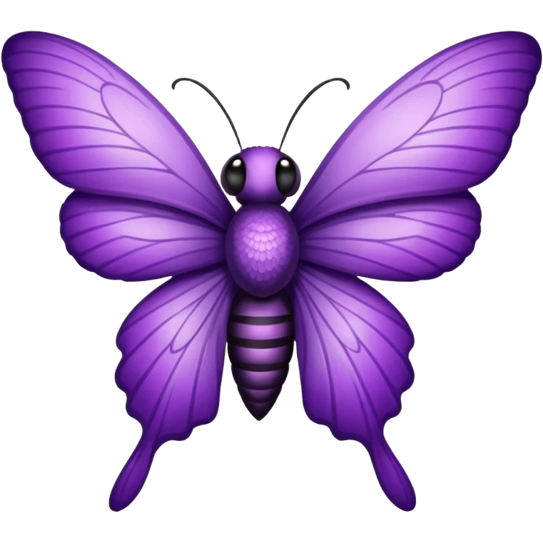 Mariposa morada emoji