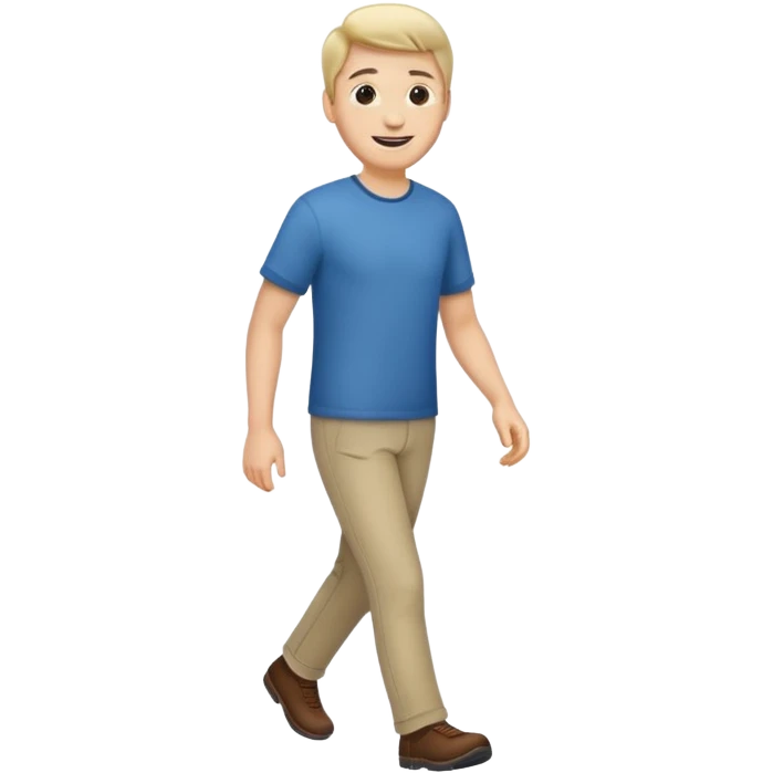 ligth man walking emoji