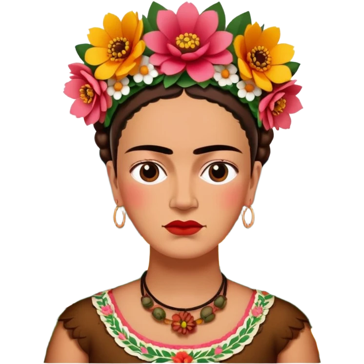frida khalo style spam meat landscape  emoji