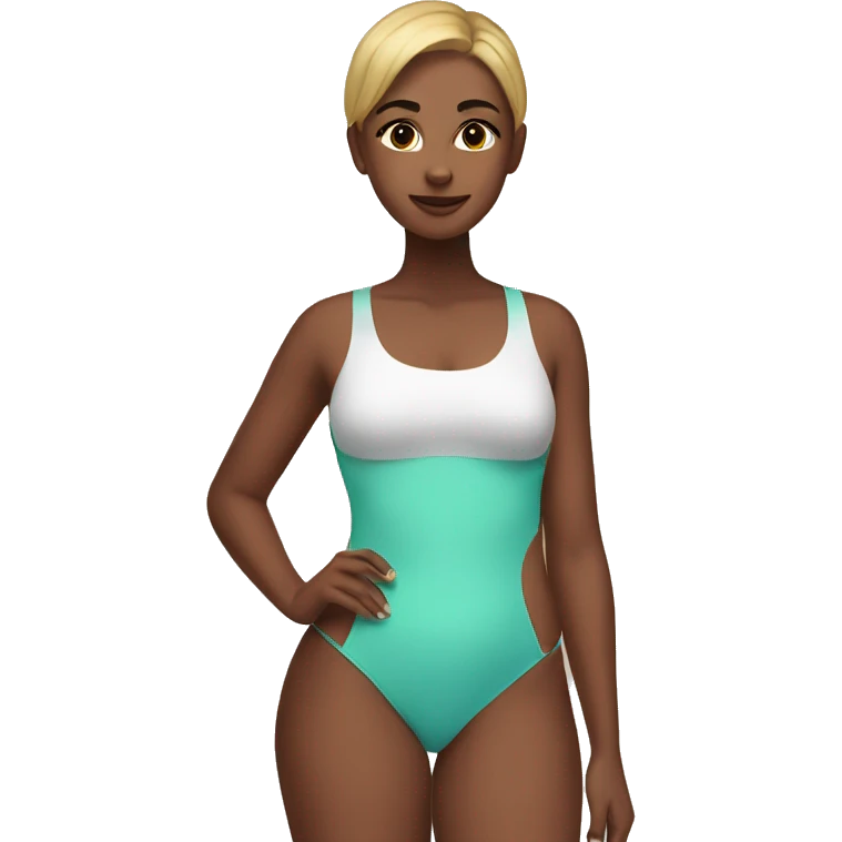 Erin in swimsuit emoji