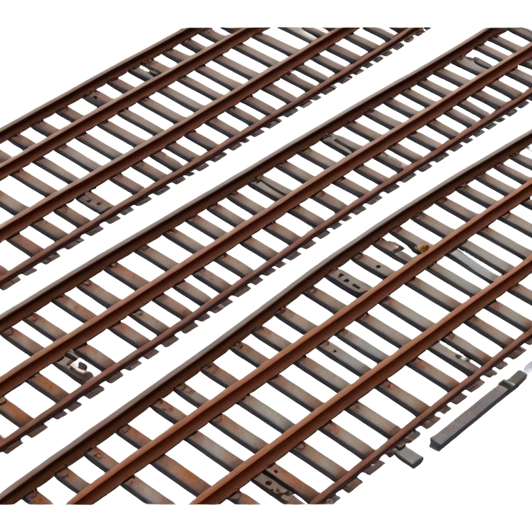 Train Tracks top view  emoji