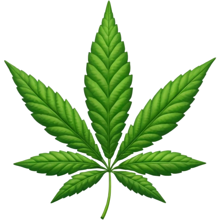Emoji de una Hoja de marihuana  emoji