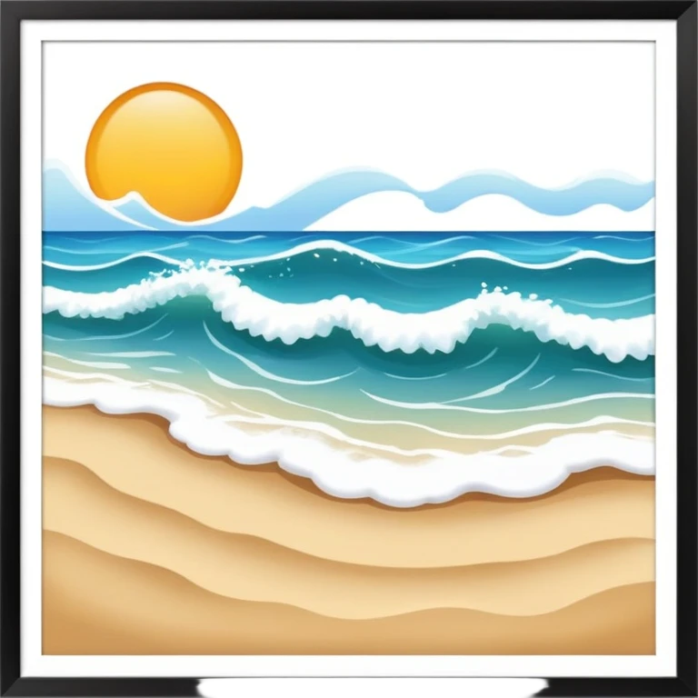 Beach emoji