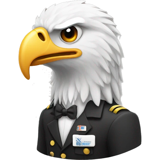 eagle with barber emoji