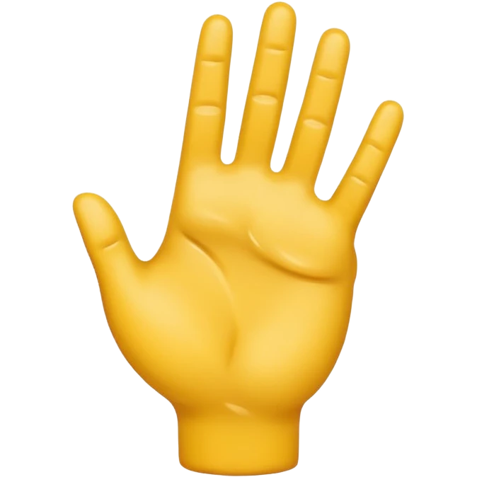 Butt emoji with hand imprint emoji