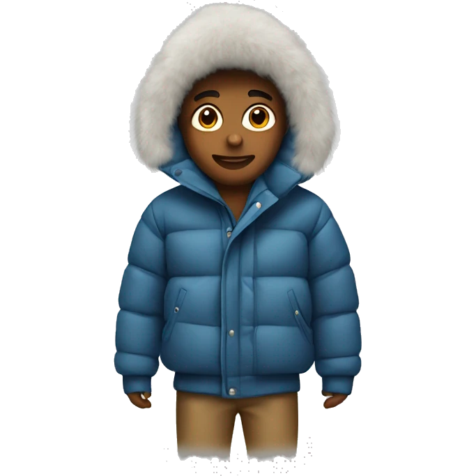 puffy jacket on kids emoji