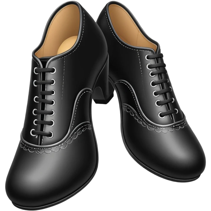 a pair of dancing shoes emoji