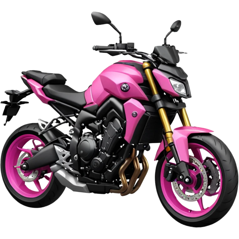 Yamaha mt09 rosada  emoji