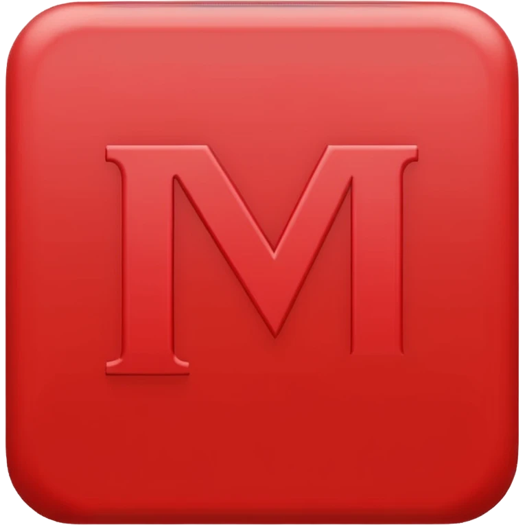 red square typed in it (NMU) emoji