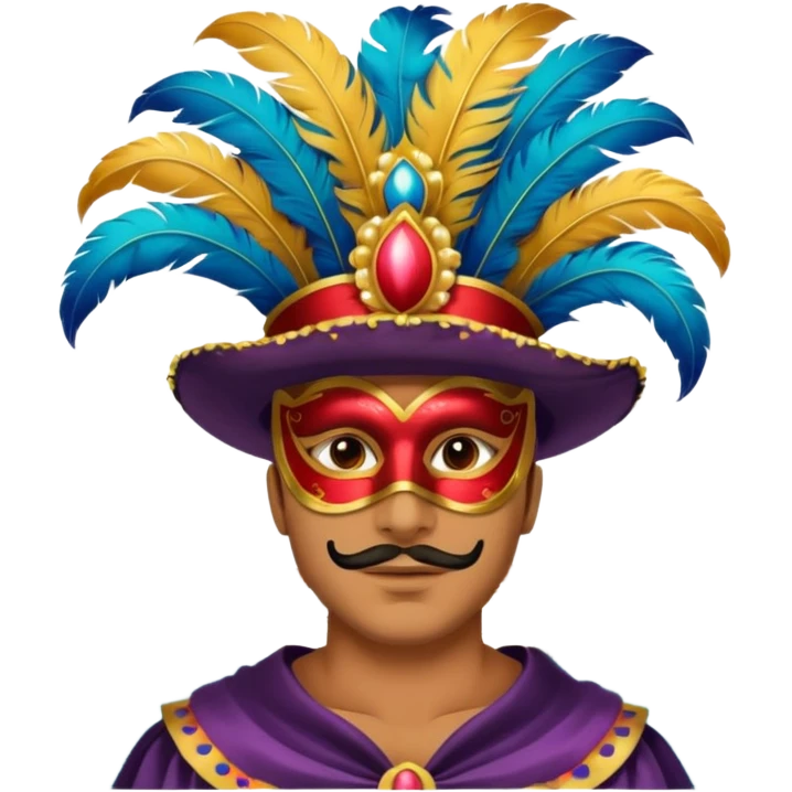 carnival masked guy venice emoji