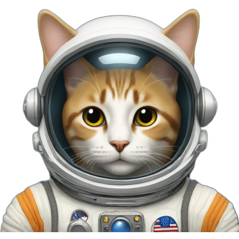 Cat spaceman emoji