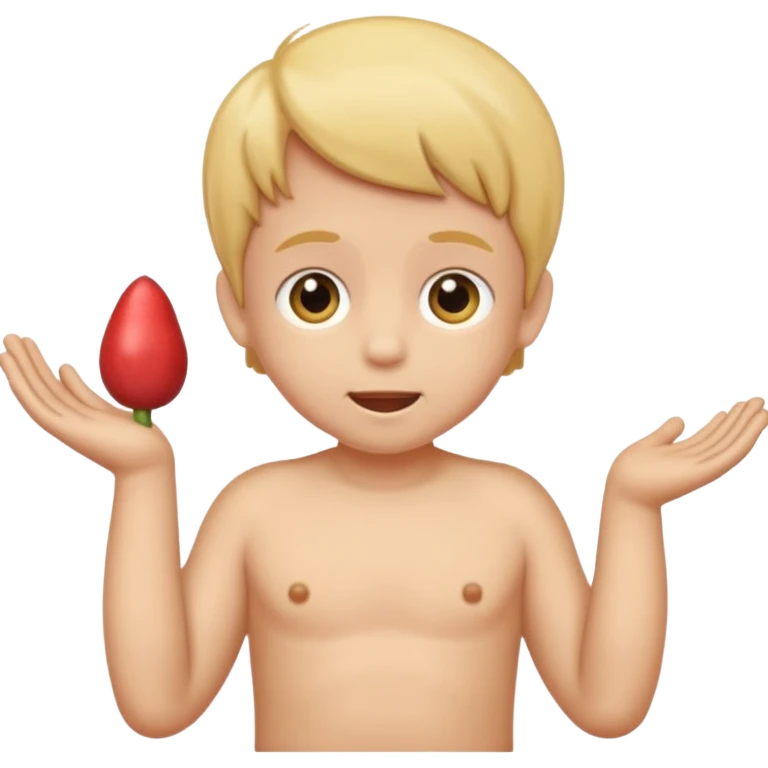 Enfant nue avec un gros penis emoji
