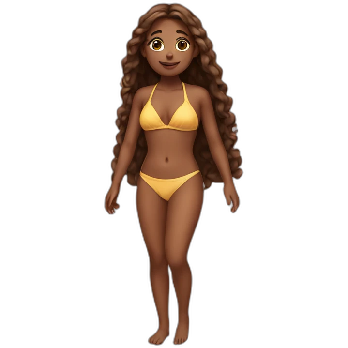 Girl bikini emoji