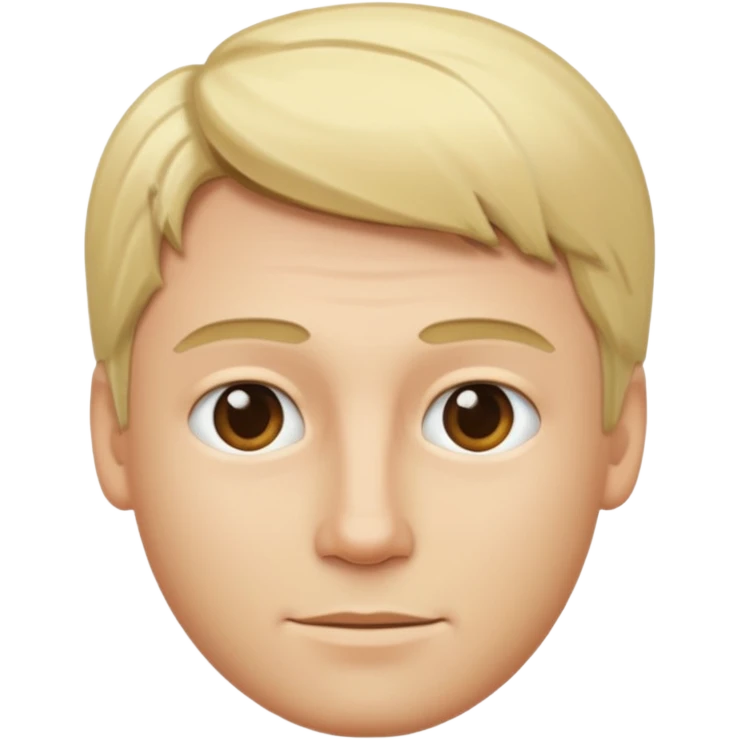 CARA DE UN HOMBRE RUBIO emoji