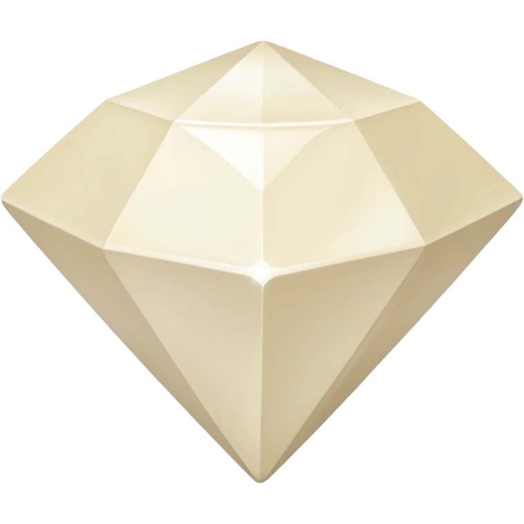 diamond shape carved from ivory. square tilted 45 degrees emoji